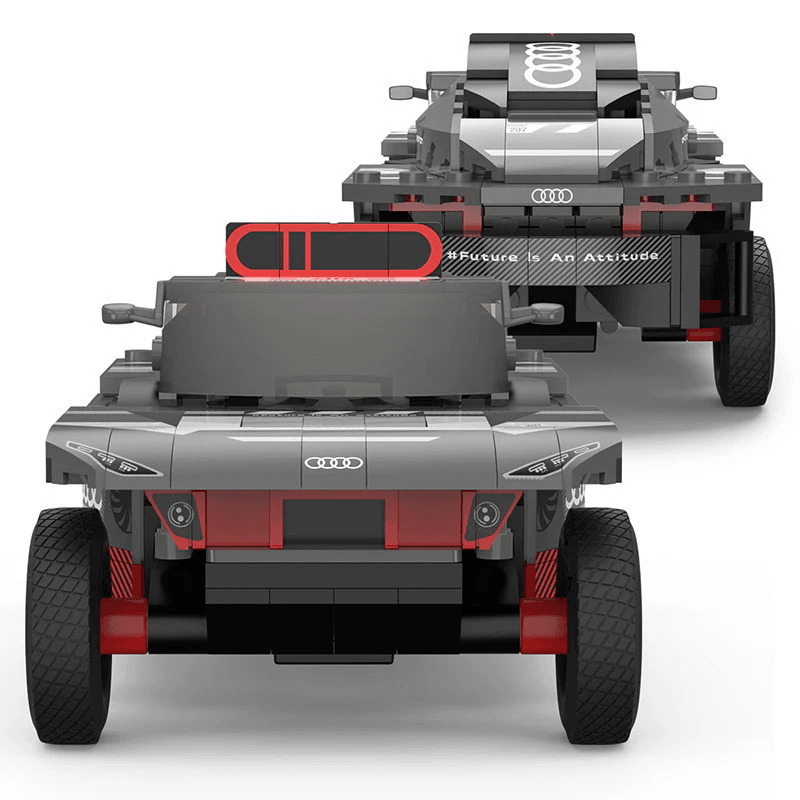 RASTAR 1:30 surenkamas automodelis, konstruktorius Audi RS Q e-tron Dakar