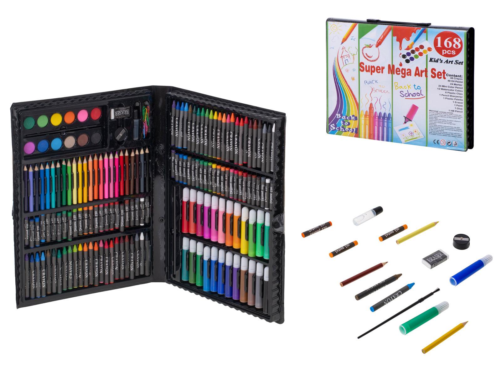 Piešimo rinkinys Super Mega Art Set 168vnt - Piki