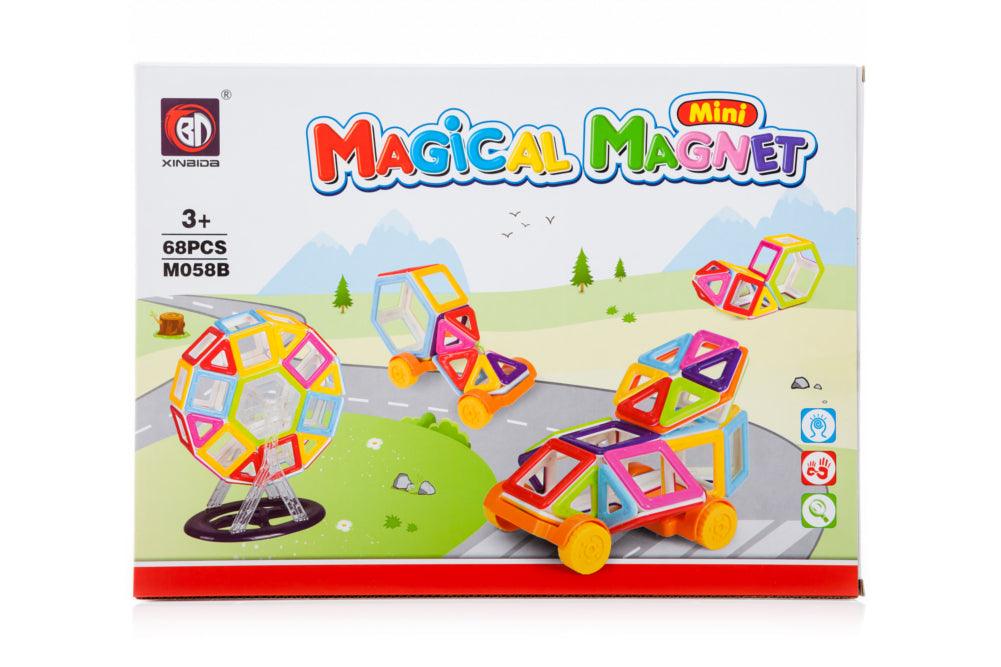 magnetinis konstruktorius Magical Magnet Mini (68 detalės) - Piki